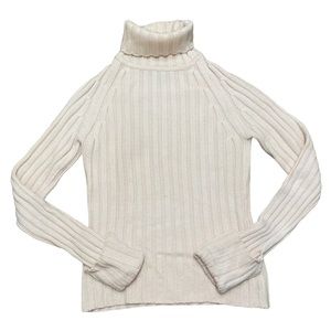 Cream Knit Turtleneck